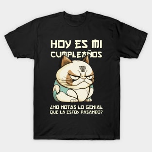 Feliz Cumpleanos Gatito T-Shirt